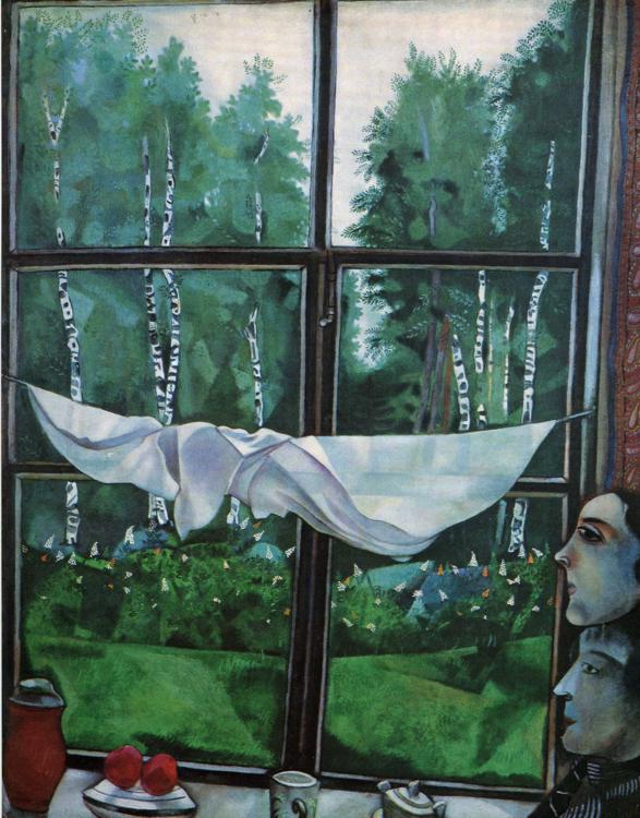 Window in the Country painting - Marc Chagall Window in the Country art painting